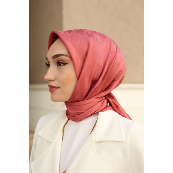 Kazayağı Desen Jakar Eşarp