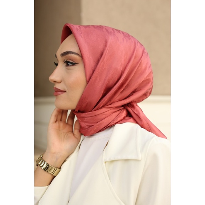 Kazayağı Desen Jakar Eşarp