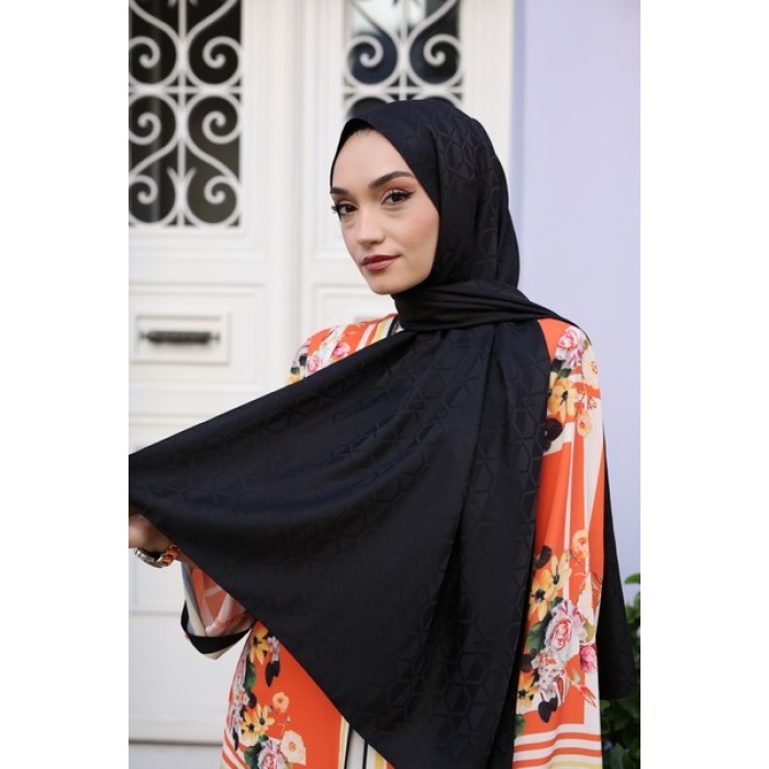 Siyah Seri Jakar Şal