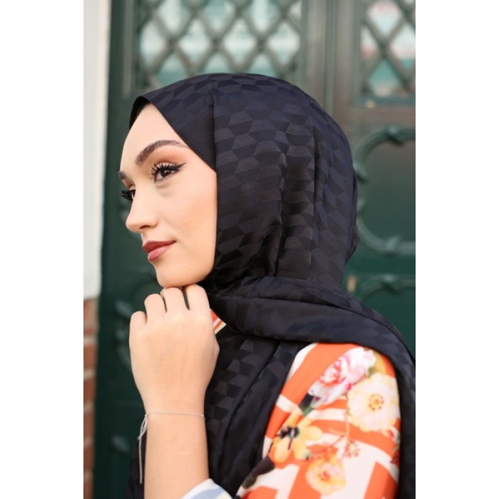 Siyah Seri Jakar Şal