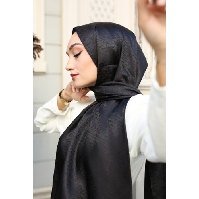 Siyah Seri Jakar Şal