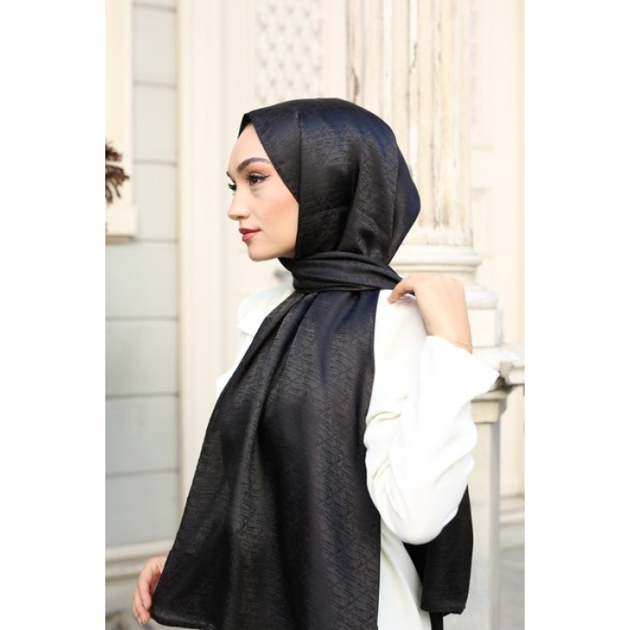 Siyah Seri Jakar Şal