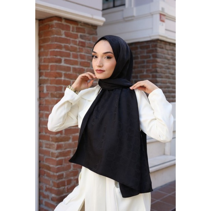 Siyah Seri Jakar Şal