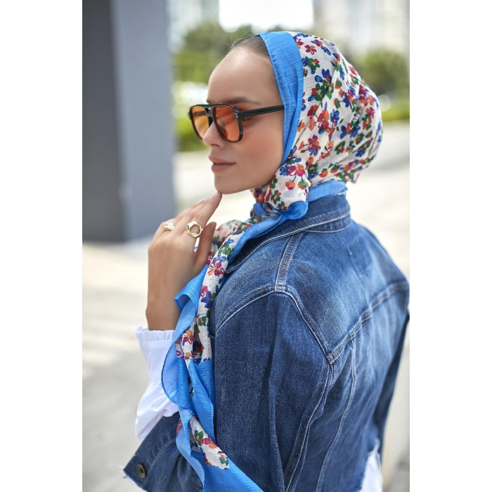 Çiçek Desen Soft Şal