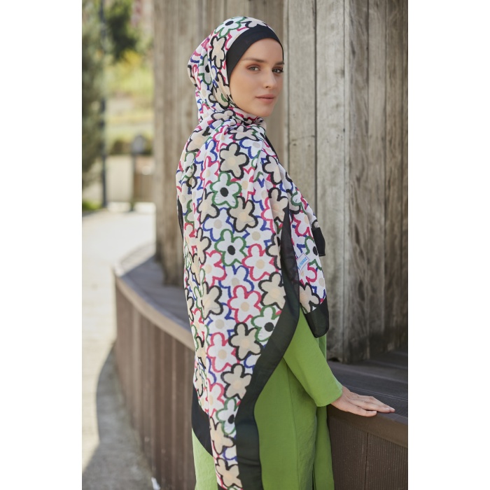 Nergis Desen Soft Şal