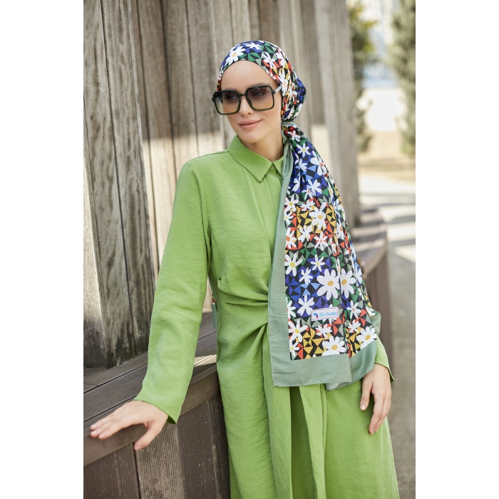 Papatya Desen Soft Şal