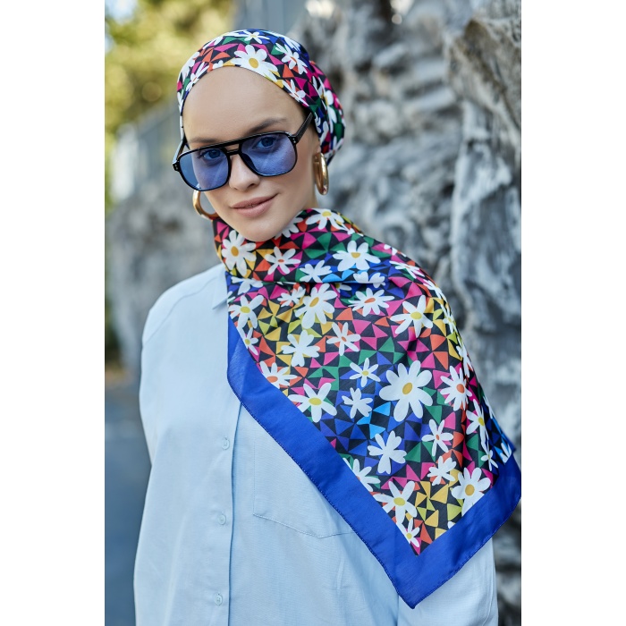Papatya Desen Soft Şal