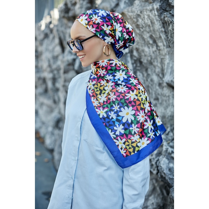 Papatya Desen Soft Şal