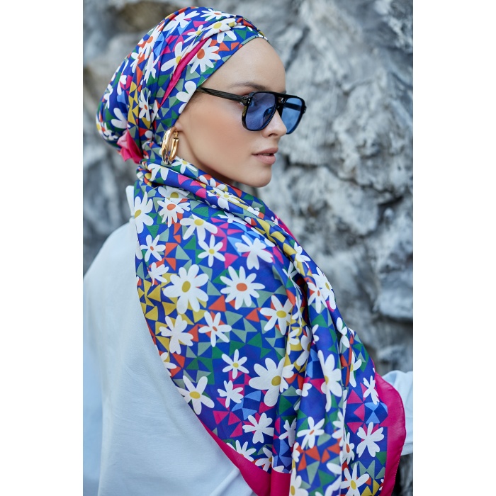 Papatya Desen Soft Şal