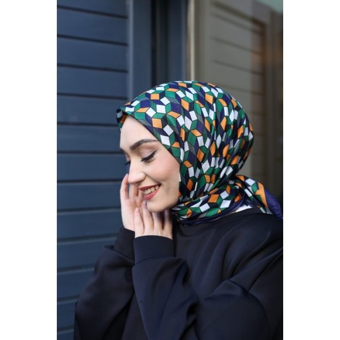Geometrik Desen Soft Eşarp
