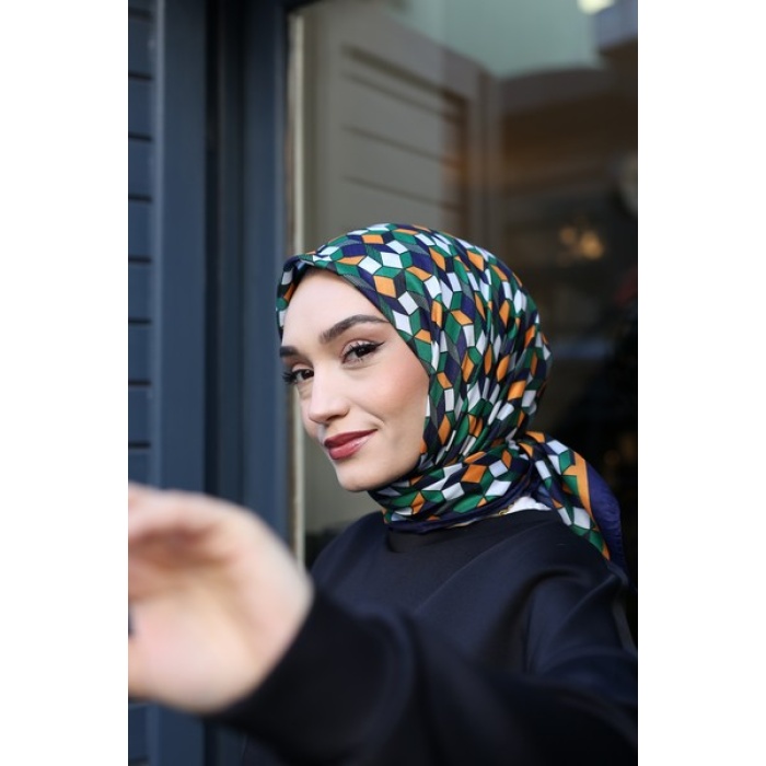 Geometrik Desen Soft Eşarp