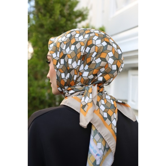 Geometrik Desen Soft Eşarp