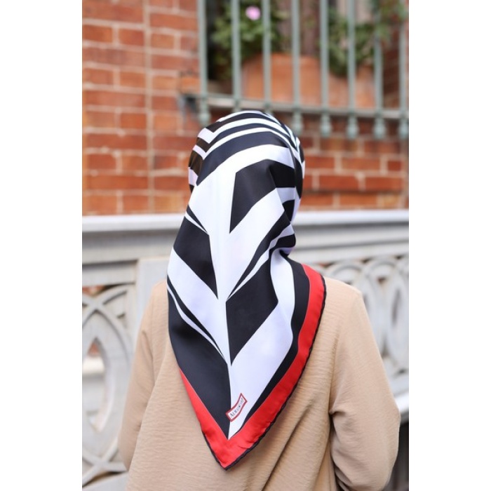 Camkırığı Desen Twill Eşarp