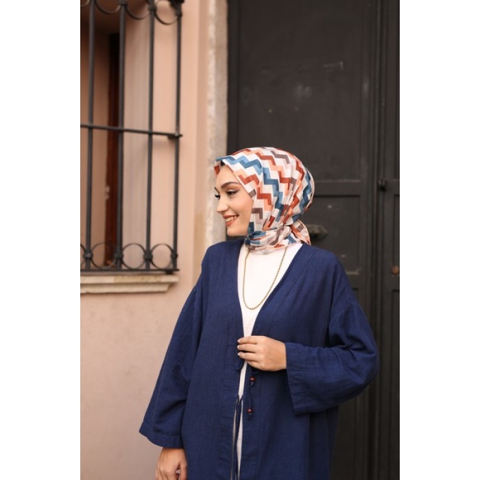 Zigzag Desen Soft Eşarp