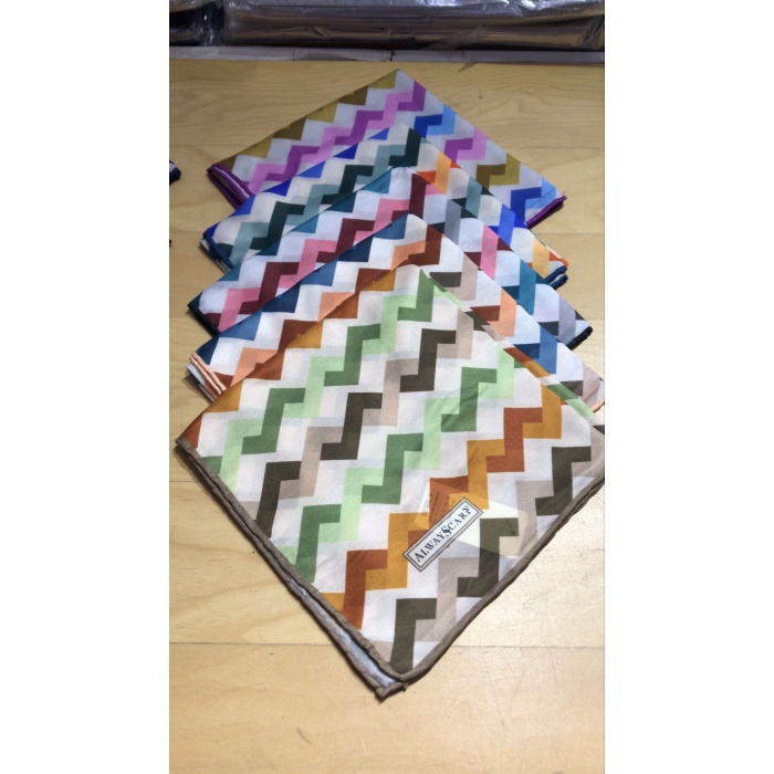 Zigzag Desen Soft Eşarp