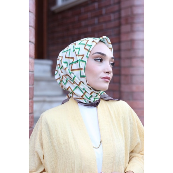 Dinamik Çizgiler Soft Eşarp
