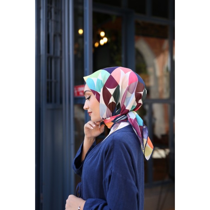 Renktopu Desen Soft Eşarp