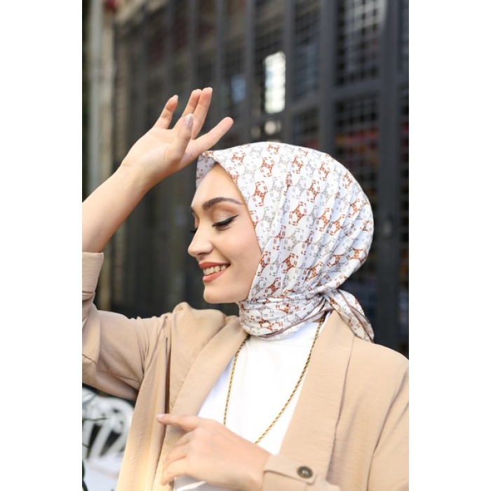 Mozaik Harmoni Desen Soft Eşarp