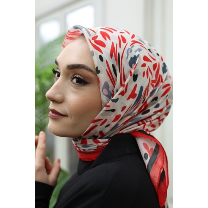 Buğu Desen Fresh Pamuk Eşarp