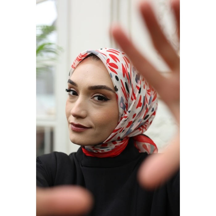Buğu Desen Fresh Pamuk Eşarp
