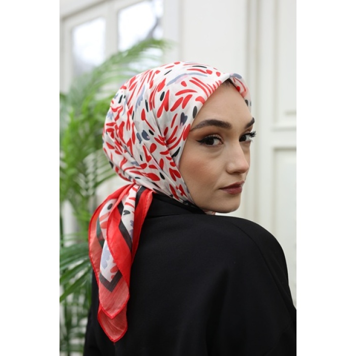 Buğu Desen Fresh Pamuk Eşarp