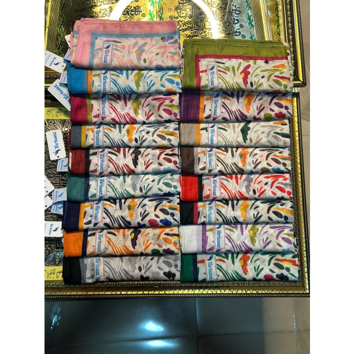 Buğu Desen Fresh Pamuk Eşarp