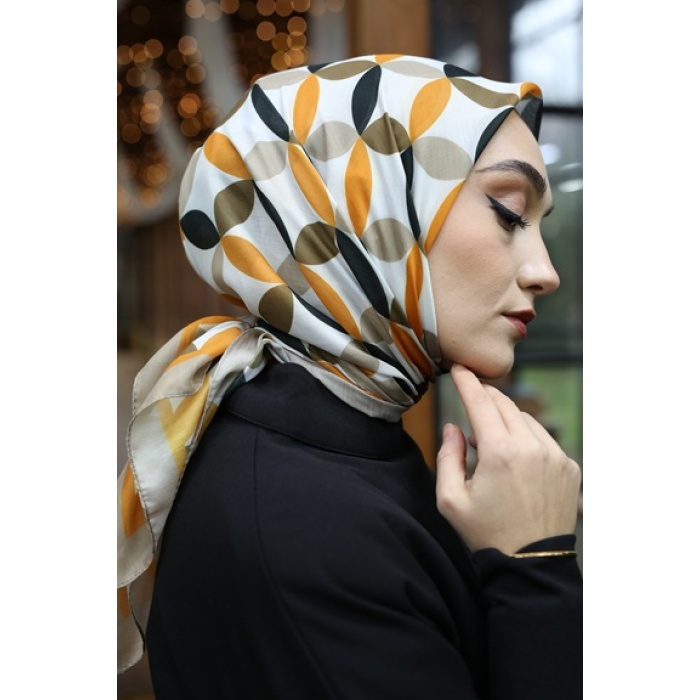Defne Yaprağı Fresh Pamuk Eşarp