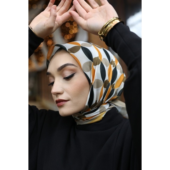 Defne Yaprağı Fresh Pamuk Eşarp