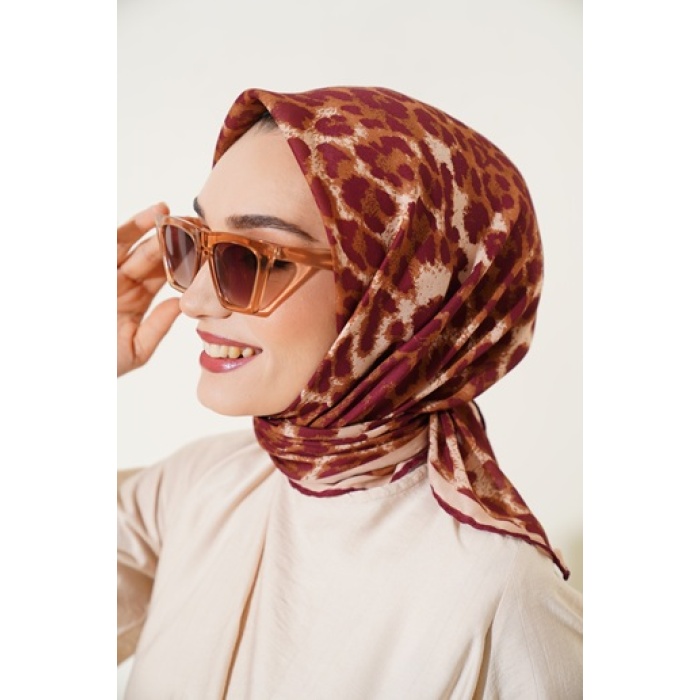 Leopar Desen Soft Eşarp