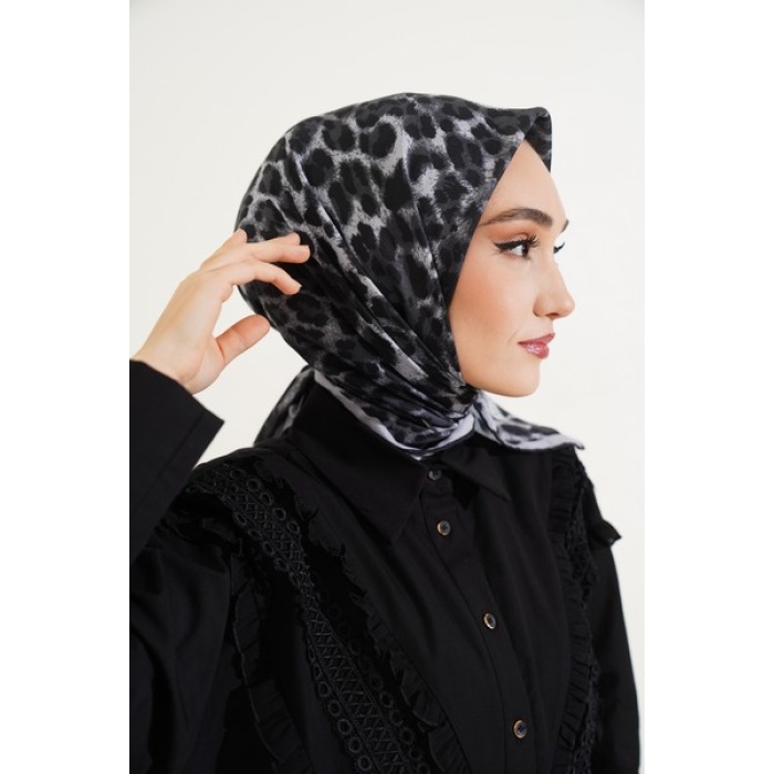 Leopar Desen Soft Eşarp