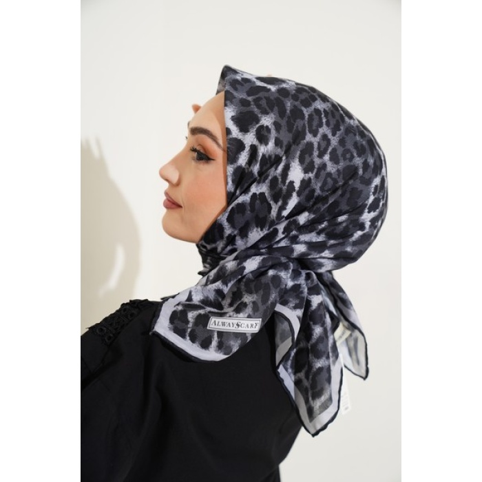 Leopar Desen Soft Eşarp