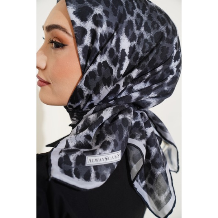 Leopar Desen Soft Eşarp