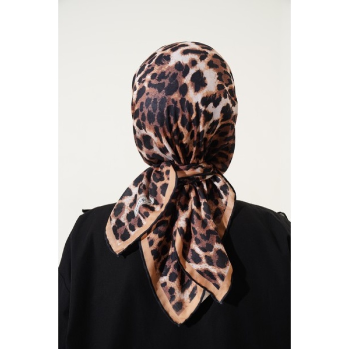 Leopar Desen Soft Eşarp