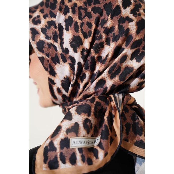 Leopar Desen Soft Eşarp