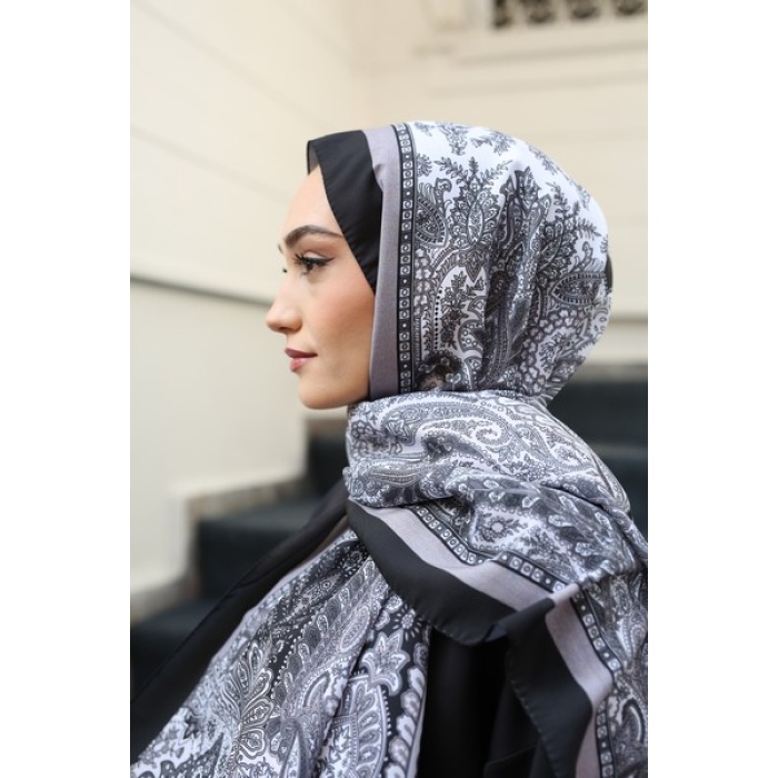 Mihriba Desen Etnik Krep Şal