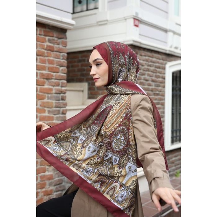 Mihriba Desen Etnik Krep Şal