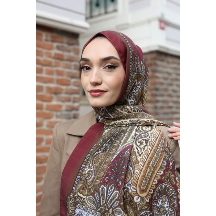 Mihriba Desen Etnik Krep Şal