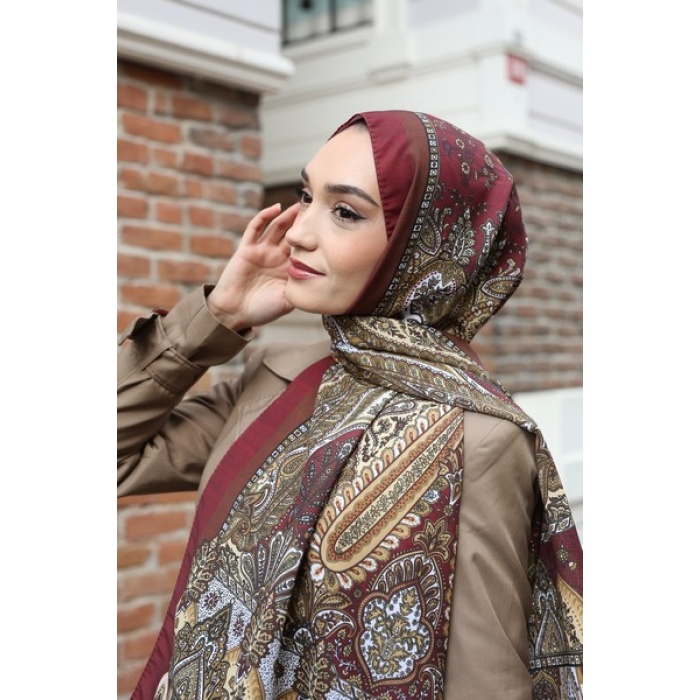 Mihriba Desen Etnik Krep Şal