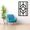 Duvar paneli-Modern Dekoratif Desenli ACP Duvar Paneli – Siyah Metal Görünümlü Panel (50X70CM)