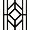 Duvar paneli-Modern Dekoratif Desenli ACP Duvar Paneli – Siyah Metal Görünümlü Panel (50X70CM)