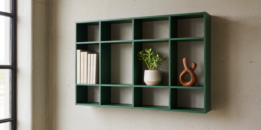 Sıradan Rafları Unutun: Dekoratif Izgara Raflarla Eşyalarınızı Sanat Gibi Sergileyin