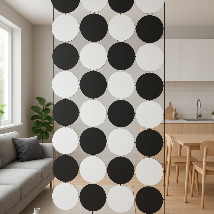 Seperatör-Modern Desenli Duvar Seperatörü CNC KESİM