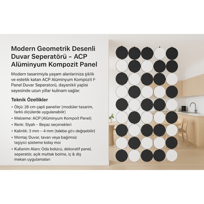 Seperatör-Modern Desenli Duvar Seperatörü CNC KESİM