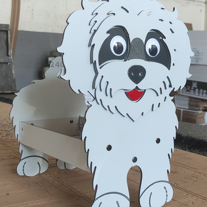 Köpek Saksı Standı Poodle Cins