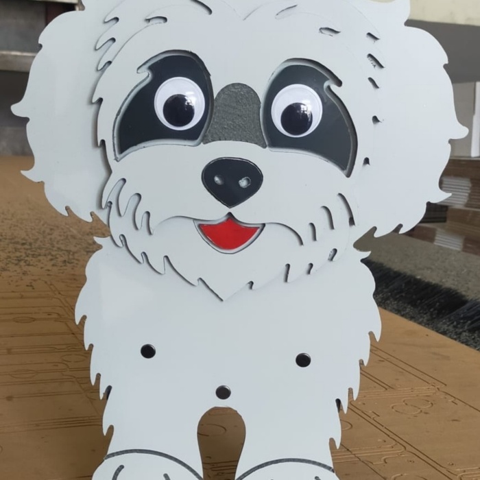 Köpek Saksı Standı Poodle Cins