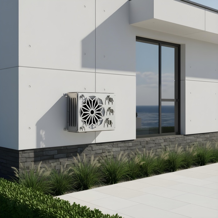 Fil Dekoratif Kompozit Panel Klima Dış Ünite Kılıfı