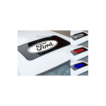 Ford İçin Uyumlu Aksesuar Sunroof Oto Sticker Siyah