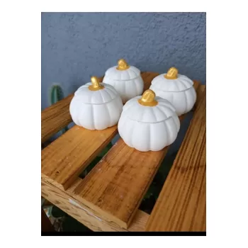 4lu Mini Bal Kabağı Kahve Yanı Lokumluk Sunumlukk
