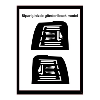 Tempra İçin Uyumlu Aksesuar Stop Farı Kaplama Led Görünümlü