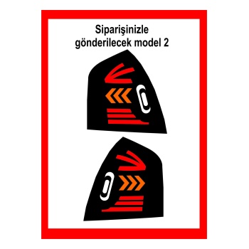 Era İçin Uyumlu Aksesuar Stop Farı Kaplama Sticker Model 2